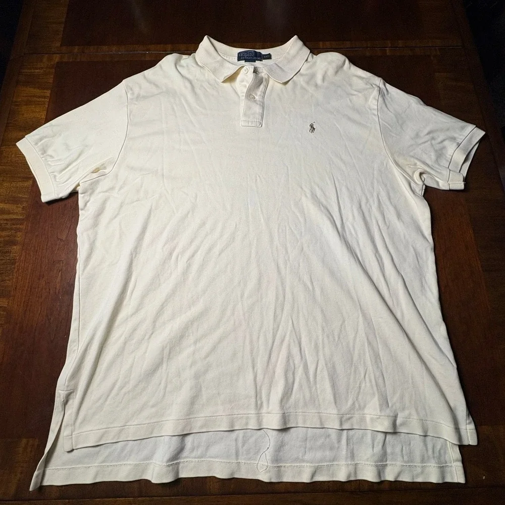 Polo Ralph Lauren Classic Beige Pony Polo Shirt XXL